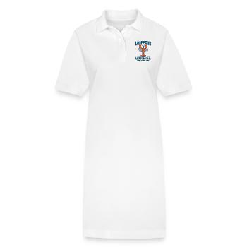 Labrador Lobster Co. - Stanley/Stella Frauen Bio-Polokleid PAIGER - Weiß - Vorne