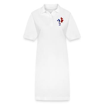 basket is my life - Stanley/Stella PAIGER Organic Women’s Polo Dress - white - Front