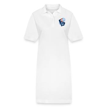 Vaperguy with wild lifestyle - Stanley/Stella PAIGER Organic Women’s Polo Dress - white - Front