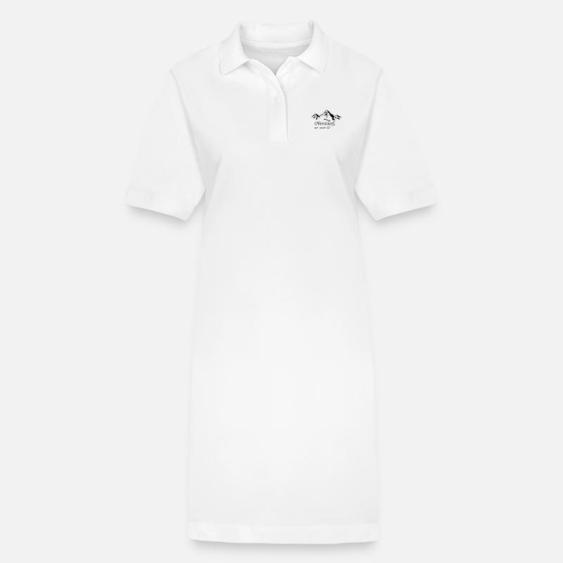 Oberstdorf, wir waren da! - Stanley/Stella Frauen Bio-Polokleid PAIGER - Weiß