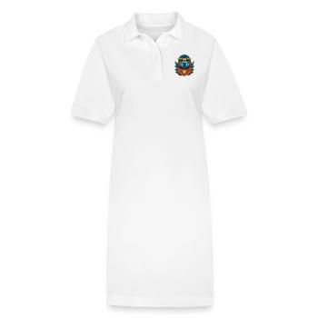 Schnabeltier - Stanley/Stella Frauen Bio-Polokleid PAIGER - Weiß - Vorne