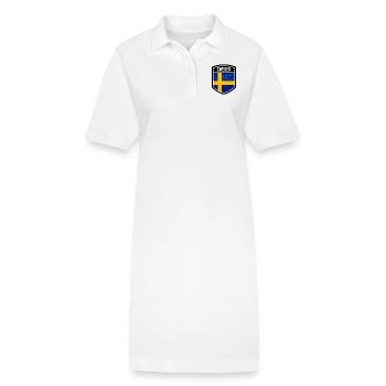 Schweden, Schweden, Skandinavien, Skandinavien, Wikinger, Europa - Stanley/Stella Frauen Bio-Polokleid PAIGER - Weiß - Vorne