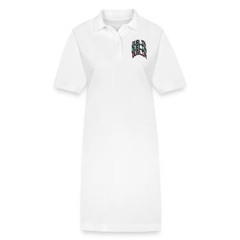 Dublin - Stanley/Stella PAIGER Organic Women’s Polo Dress - white - Front