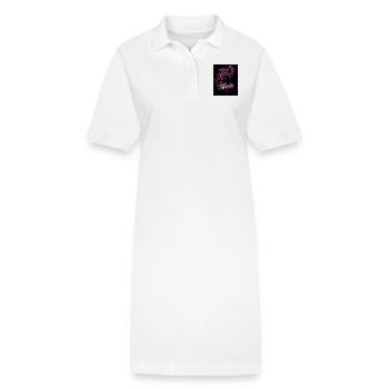 Love Music - Stanley/Stella Frauen Bio-Polokleid PAIGER - Weiß - Vorne