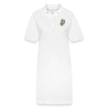 Alsace Vibes - Robe polo bio PAIGER Stanley/Stella Femme - blanc - Devant