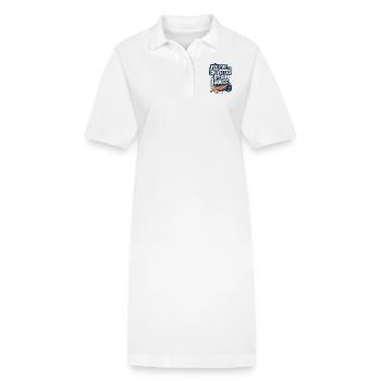 J'élève des crevettes d'eau douce - Robe polo bio PAIGER Stanley/Stella Femme - blanc - Devant