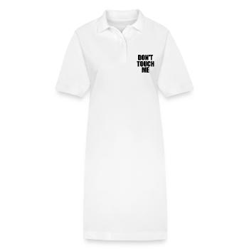 Dont touch me - Stanley/Stella Frauen Bio-Polokleid PAIGER - Weiß - Vorne