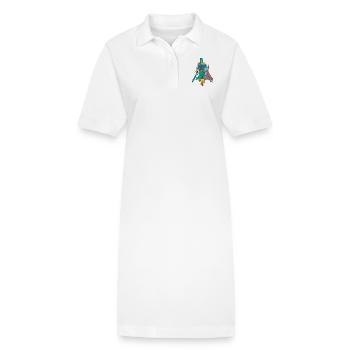 Ritter - Stanley/Stella Frauen Bio-Polokleid PAIGER - Weiß - Vorne