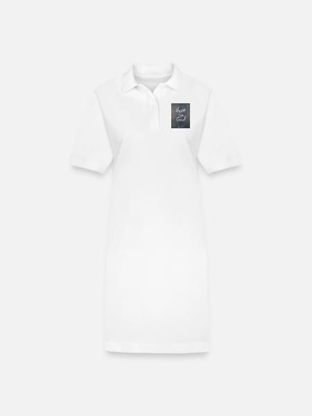 HOPE - Stanley/Stella Frauen Bio-Polokleid PAIGER - Weiß