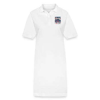 frankfurt - Stanley/Stella Frauen Bio-Polokleid PAIGER - Weiß - Vorne