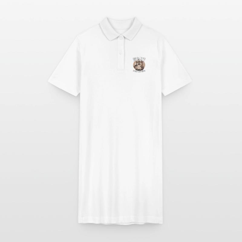 Kaffee Eule - geb mir Kaffee und Stille oder stirb Stanley/Stella Frauen Bio-Polokleid PAIGER
