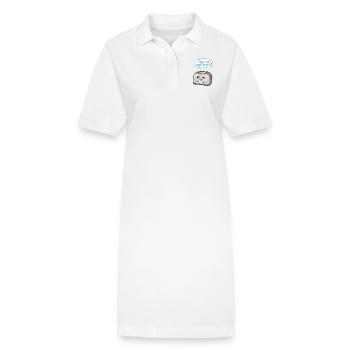 Es wird ein Toast! - Stanley/Stella Frauen Bio-Polokleid PAIGER - Weiß - Vorne
