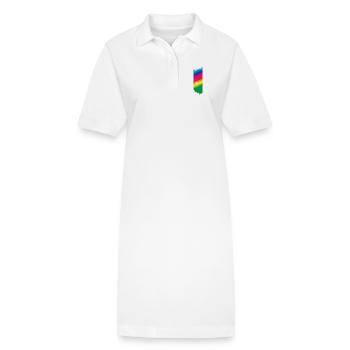 Color Spectrum - Rainbow - Stanley/Stella PAIGER Organic Women’s Polo Dress - white - Front