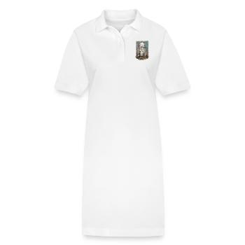 Alt Max Hardkor - Stanley/Stella Frauen Bio-Polokleid PAIGER - Weiß - Vorne