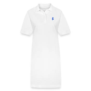 Garçon bébé pieds - Robe polo bio PAIGER Stanley/Stella Femme - blanc - Devant