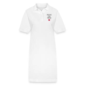 Onkel / Tante / Vetter / Cousin / Kusine - Stanley/Stella Frauen Bio-Polokleid PAIGER - Weiß - Vorne