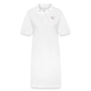 meine freundin 2 - Stanley/Stella Frauen Bio-Polokleid PAIGER - Weiß - Vorne