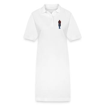 Roter Krieger Samurai Mantel - Stanley/Stella Frauen Bio-Polokleid PAIGER - Weiß - Vorne