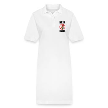 ampel nein danke - Stanley/Stella Frauen Bio-Polokleid PAIGER - Weiß - Vorne