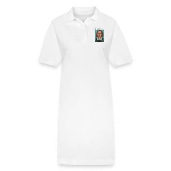 William Shakespeare - Robe polo bio PAIGER Stanley/Stella Femme - blanc - Devant