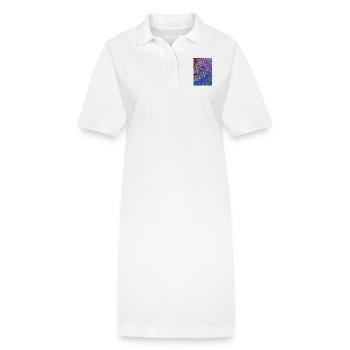 pissenlits - Robe polo bio PAIGER Stanley/Stella Femme - blanc - Devant