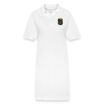 PERLINSEL - Stanley/Stella Frauen Bio-Polokleid PAIGER - Weiß - Vorne