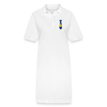 Lien avec la Bosnie - Robe polo bio PAIGER Stanley/Stella Femme - blanc - Devant