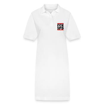 Fck spd - Stanley/Stella Frauen Bio-Polokleid PAIGER - Weiß - Vorne