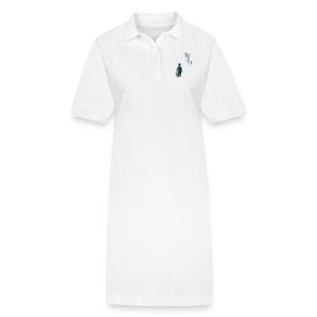 The Park - Stanley/Stella Frauen Bio-Polokleid PAIGER - Weiß - Vorne