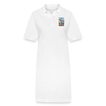 Kroatien Kroatien Reisen Sommer Kroatien Dubrovnik - Stanley/Stella Frauen Bio-Polokleid PAIGER - Weiß - Vorne