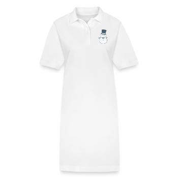 Sir Schneemann - Stanley/Stella Frauen Bio-Polokleid PAIGER - Weiß - Vorne