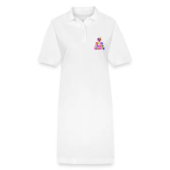 Einig gegen rechts - Stanley/Stella Frauen Bio-Polokleid PAIGER - Weiß - Vorne