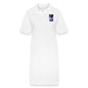 PIXLES FALLEN - Stanley/Stella Frauen Bio-Polokleid PAIGER - Weiß - Vorne