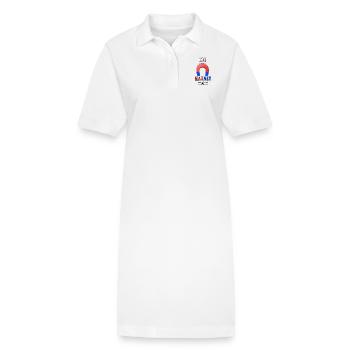 Ich magnet - Stanley/Stella Frauen Bio-Polokleid PAIGER - Weiß - Vorne