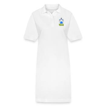 bowling team1 - Stanley/Stella Frauen Bio-Polokleid PAIGER - Weiß - Vorne