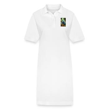 Amazonas-Frosch - Stanley/Stella Frauen Bio-Polokleid PAIGER - Weiß - Vorne