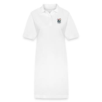 Natur Wald Resilienz Entspannung Seele Auszeit - Stanley/Stella Frauen Bio-Polokleid PAIGER - Weiß - Vorne