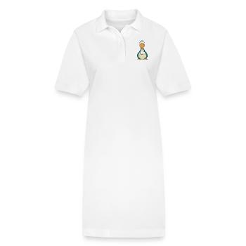 Dodo lustiger Vogel Geschenk - Stanley/Stella Frauen Bio-Polokleid PAIGER - Weiß - Vorne