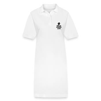 Grannies against afd - Stanley/Stella PAIGER Organic Women’s Polo Dress - white - Front