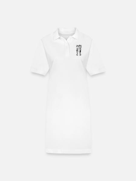 RVSSN - Stanley/Stella Frauen Bio-Polokleid PAIGER - Weiß