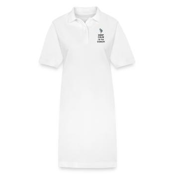 Coach / Coaching / Entraineur / Sport - Robe polo bio PAIGER Stanley/Stella Femme - blanc - Devant