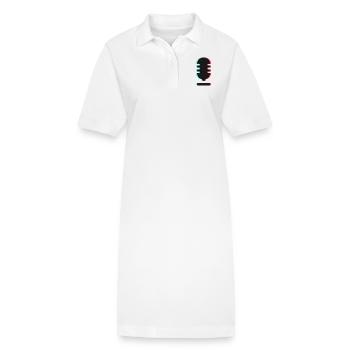 Microphone Logo - Robe polo bio PAIGER Stanley/Stella Femme - blanc - Devant
