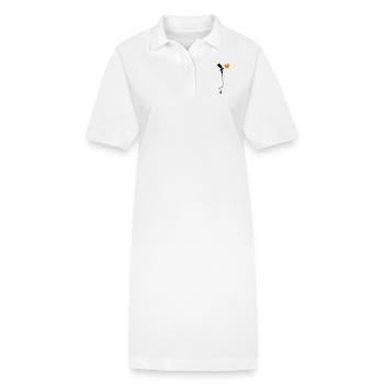 airbrushherz_2f - Robe polo bio PAIGER Stanley/Stella Femme - blanc - Devant