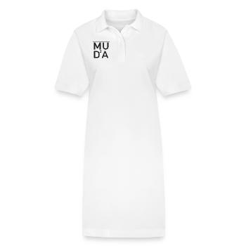 MUDA² - Witziges Muttertag-Shirt - Stanley/Stella Frauen Bio-Polokleid PAIGER - Weiß - Vorne