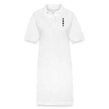 Cool Slogan Lustig - Stanley/Stella Frauen Bio-Polokleid PAIGER - Weiß - Vorne