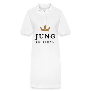 Jung - Stanley/Stella Frauen Bio-Polokleid PAIGER - Weiß - Vorne