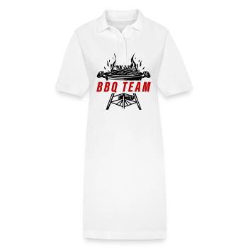 Grill Bbq Team Barbecue - Stanley/Stella Frauen Bio-Polokleid PAIGER - Weiß - Vorne