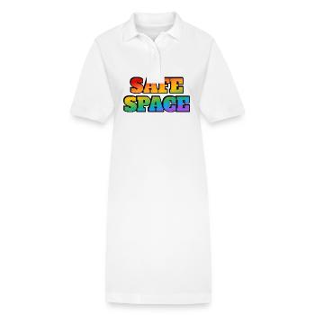 LGBT-sicherer Raum - Stanley/Stella Frauen Bio-Polokleid PAIGER - Weiß - Vorne