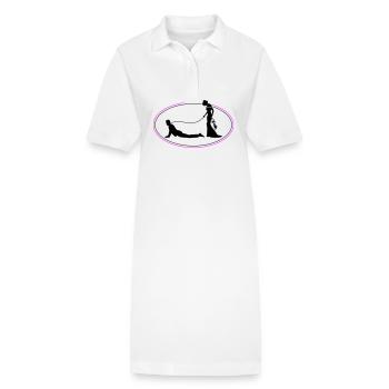 Hochzeit Brautpaar Leine - Stanley/Stella Frauen Bio-Polokleid PAIGER - Weiß - Vorne