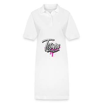 Team - Stanley/Stella Frauen Bio-Polokleid PAIGER - Weiß - Vorne